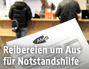 Antragsformular des Arbeitsmarktservice