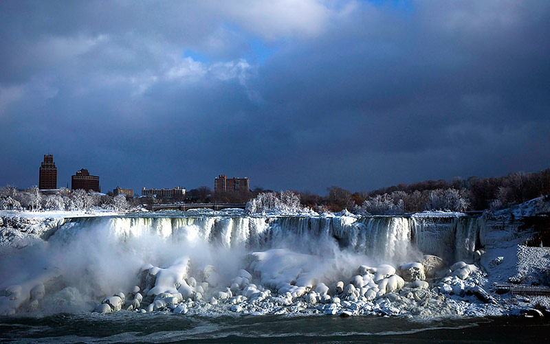 Zugefrorene Niagarafälle