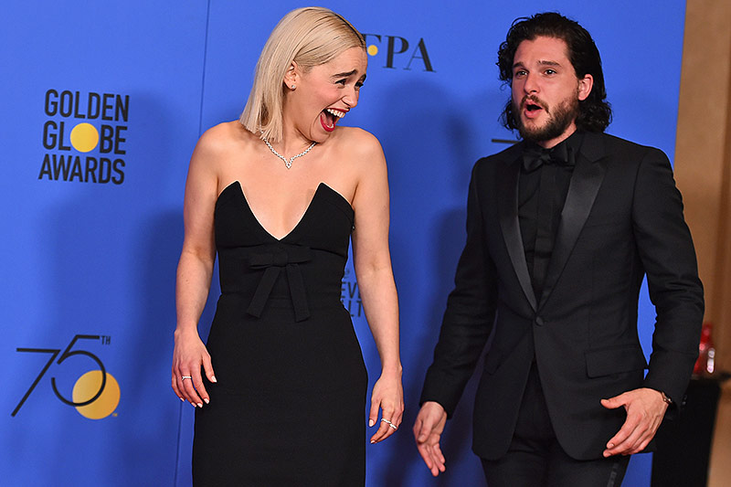 © APA/AP/Invision/Jordan Strauss Emilia Clarke und Kit Harington
