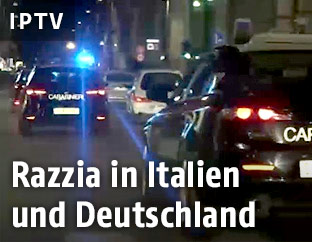 Italienische Polizeiautos