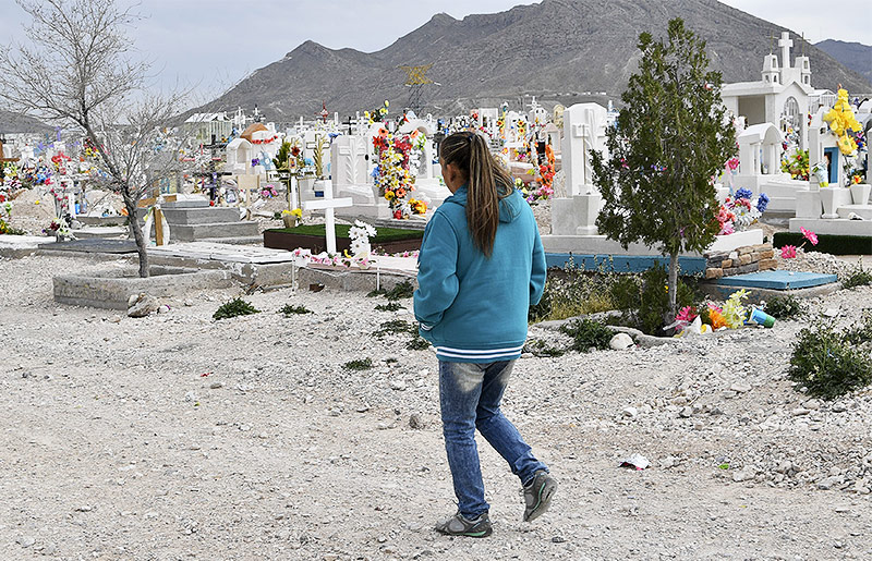 © APA/AFP/Yuri Cortez Friedhof der Grenzstadt Ciudad Juarez