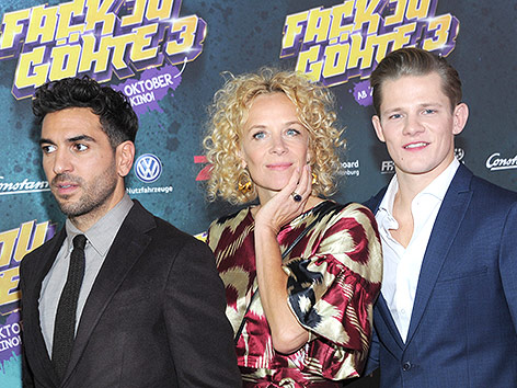 © APA/dpa/Ursula Düren Schauspieler Elyas M'Barek, Katja Rieman und Max von der Groeben