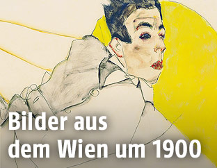 Egon Schiele, Liegender Knabe (Erich Lederer), 1913