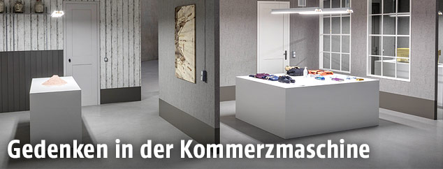 Ausstellungsansicht der Ausstellung "Hope House" von Simon Fujiwara im Kunsthaus Bregenz