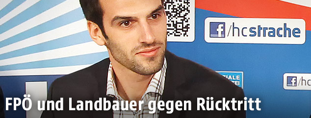 Der niederösterreichische FPÖ-Spitzenkandidat Udo Landbauer
