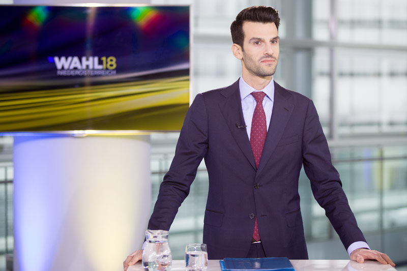 Der niederösterreichische FPÖ-Spitzenkandidat Udo Landbauer