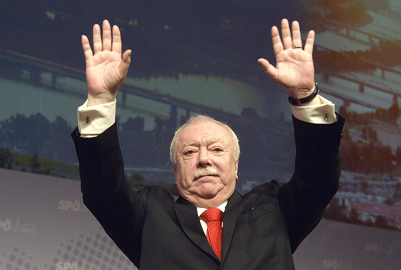 © APA/Herbert Pfarrhofer Michael Häupl (scheidender Vorsitzender der SPÖ Wien)