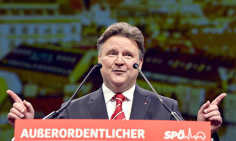 © APA/Herbert Pfarrhofer Michael Ludwig (neuer Vorsitzender der SPÖ Wien)