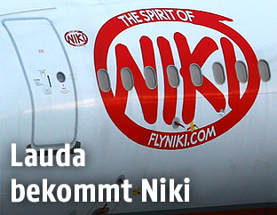 Flugzeug der Linie Niki