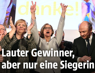 Jubel von &Ouml;VP-Spitzenkandidatin Mikl-Leitner