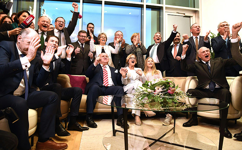 Jubel bei der ÖVP