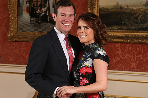 © APA/AFP/Jonathan Brady Eugenie und Jack Brooksbank