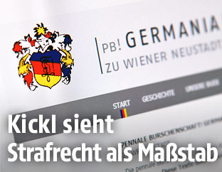 Die Webseite der Wiener Neustädter Burschenschaft Germania