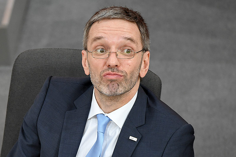 Innenminister Herbert Kickl