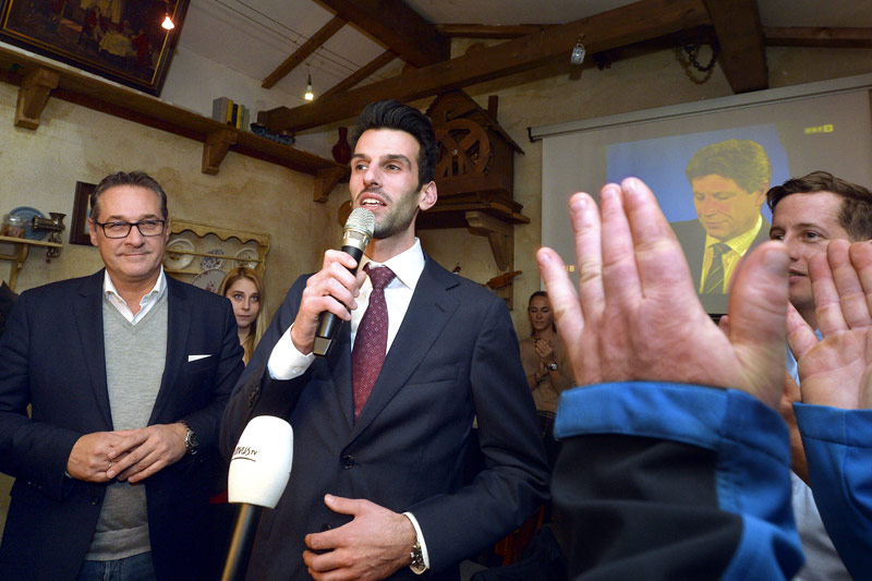 Udo Landbauer und Heinz-Christian Strache