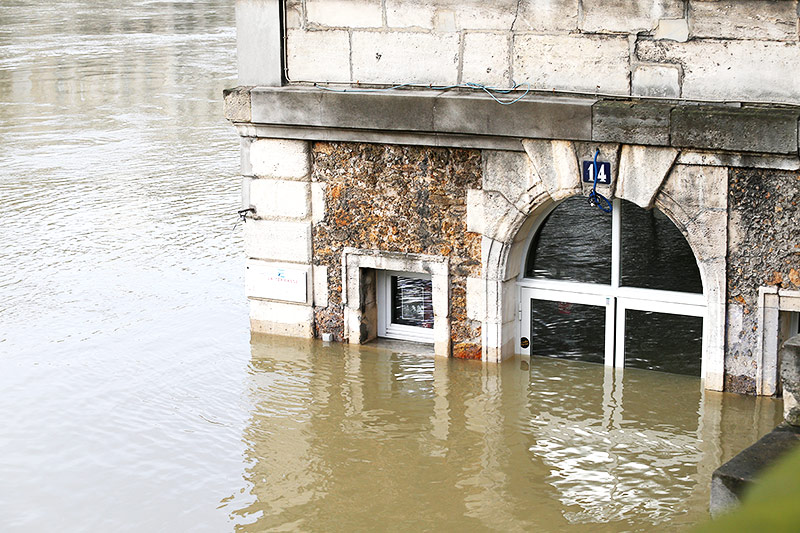 © APA/AFP/Geoffroy Van Der Hasselt Hochwasser in Paris
