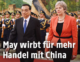 Theresa May und Li Keqiang