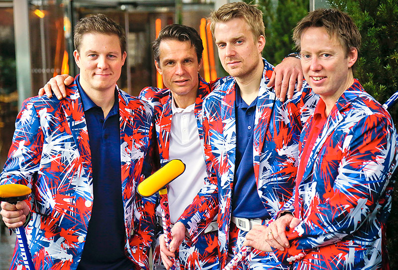 Norwegisches Olympia-Curling-Team