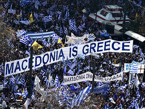 Demonstration in Griechenland