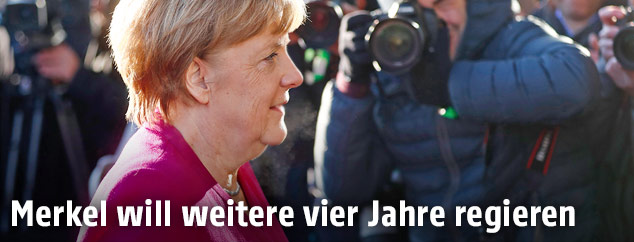 Die deutsche Bundeskanzlerin Angela Merkel