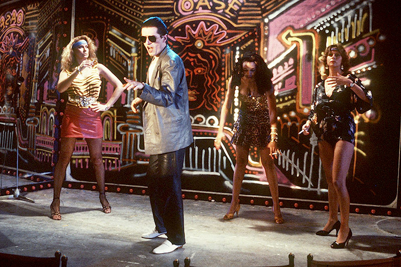 © APA/dpa/Martin Athenstädt Falco bei seinem Auftritt am 23. April 1982 im WWF-Club in Köln