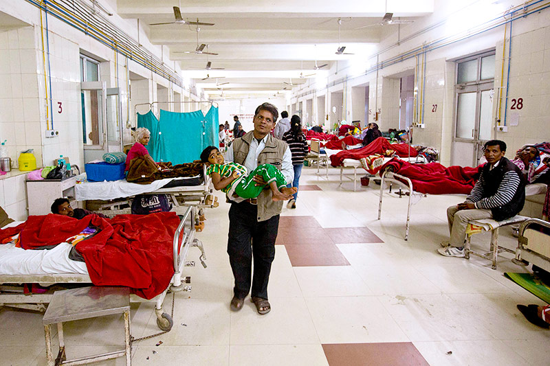 © APA/AP/Rajesh Kumar Singh Krankenhaus in Indien