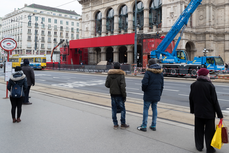 © ORF.at/Roland Winkler Vorbereitungsarbeiten zum Opernball 2018