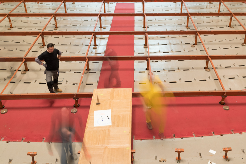 © ORF.at/Roland Winkler Vorbereitungsarbeiten zum Opernball 2018