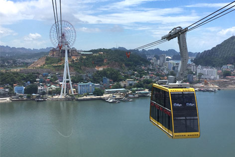© APA/Garaventa Gruppe/Doppelmayr Seilbahn über Bucht in Vietnam