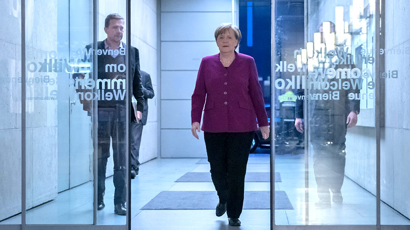 © APA/dpa/Paul Zinken Die deutsche Bundeskanzlerin Angela Merkel