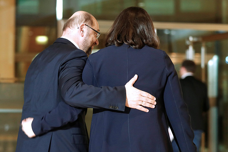 Martin Schulz und Andrea Nahles
