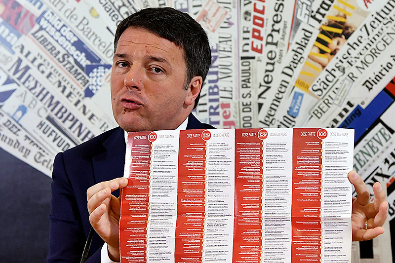 © APA/AFP/Tiziana Fabi Matteo Renzi