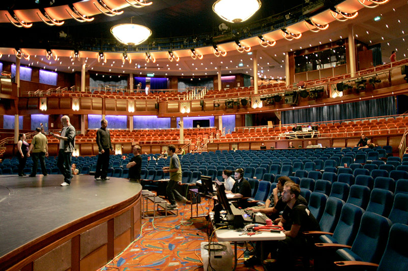 Theater auf Kreuzfahrtschiff