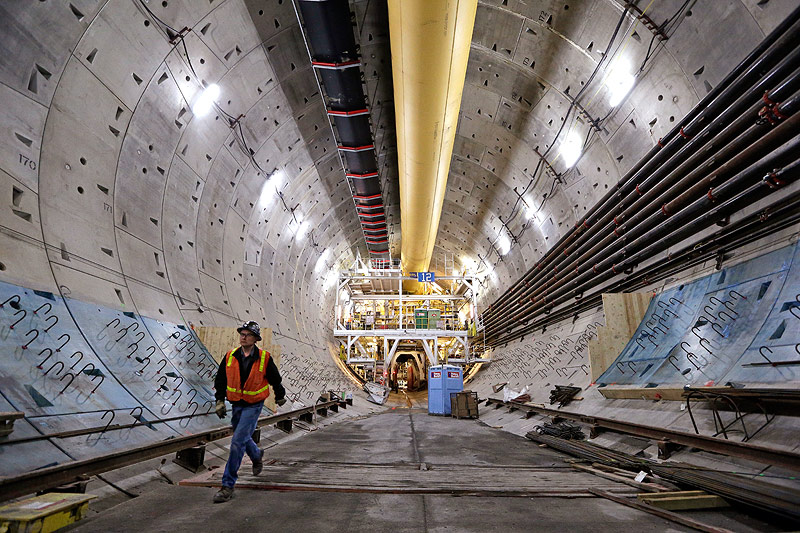 Baustelle des Hudson Yards Projekt