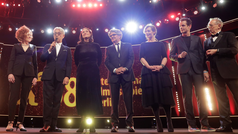 © APA/AFP/Markus Schreiber Direktor Dieter Kosslick und Jury der Berlinale
