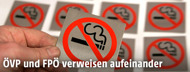 "Rauchen verboten"-Aufkleber