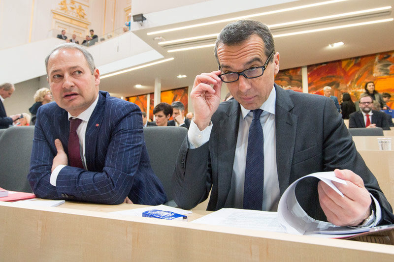Christian Kern und Andreas Schieder