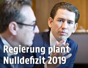 Heinz-Christian Strache und Sebastian Kurz