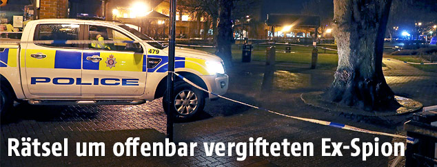 Polizeiauto in Salisbury