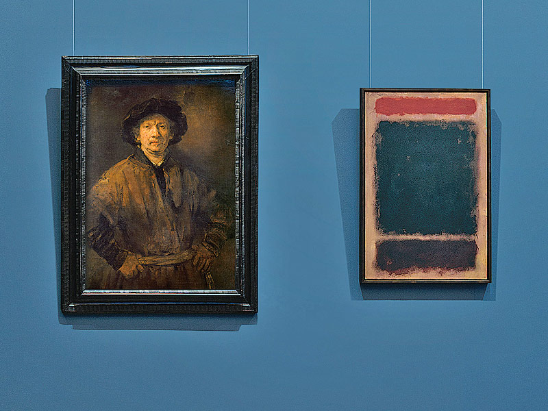 © KHM-Museumsverband/2016 by Kate Rothko Prizel and Christopher Rothko Ausstellungsansicht Rembrandt /Rothko