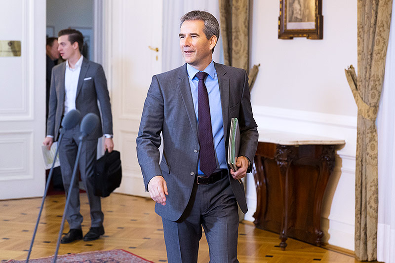© ORF.at/Roland Winkler Bundesfinanzminister Hartmut Löger