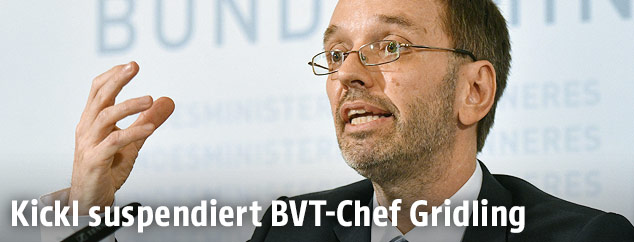 Innenminister Herbert Kickl