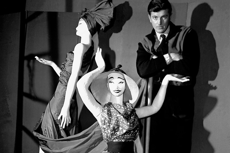 Der französische Modedesigner Hubert Givenchy