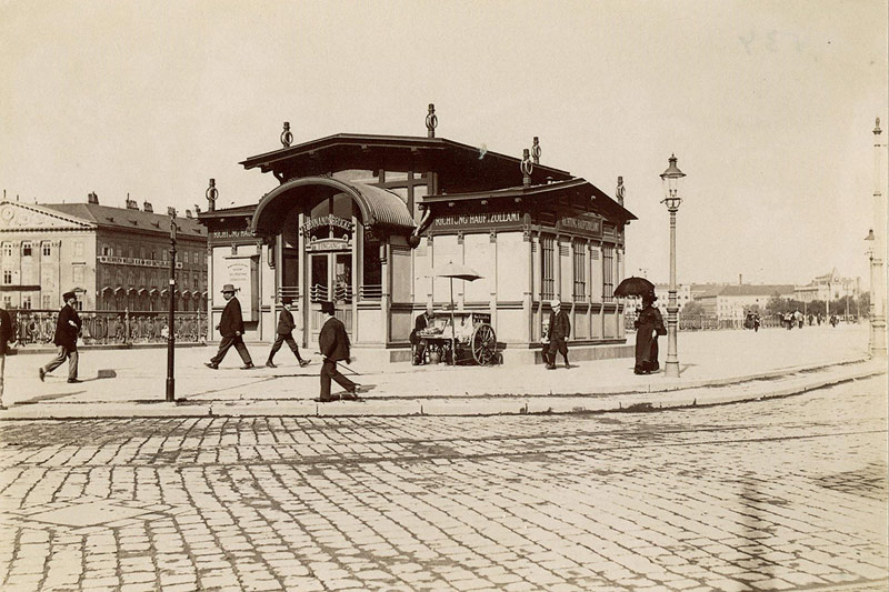 © Wien Museum Stadtbahnstation Schwedenplatz, 1902