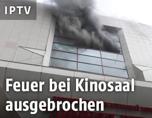 Brand in Einkaufszentrum