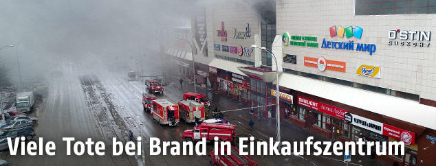 Brand in Supermarkt