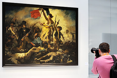 © APA/AFP/Philippe Huguen "La liberte guidant le peuple"