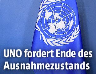 Flagge der Vereinten Nationen