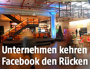 Das Hauptquartier von Facebook in London