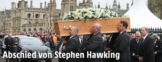 Trauerfeier für Stephen Hawking